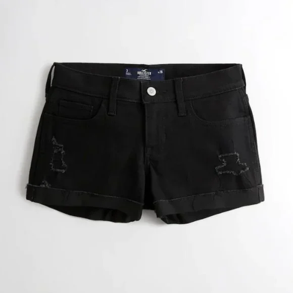 Hollister Shorts Nwot Low Rise Y2k Denim Shorts Hollister Size